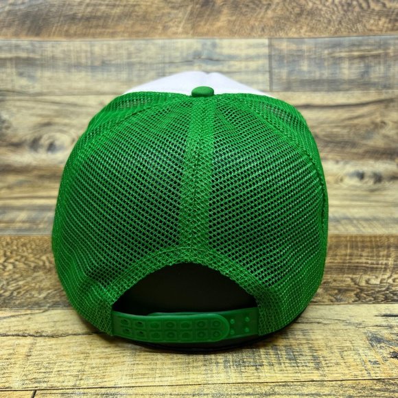 Florida Gators Mens Trucker Hat Green Snapback Vintage Logo Football Ball Cap - Picture 5 of 8